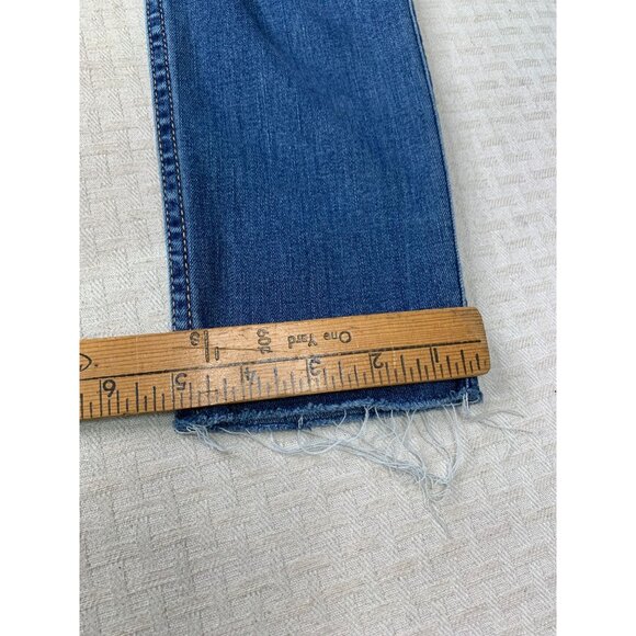 Hollister Women's Size 5S Blue High-Rise Distressed Skinny Jeans W27 L28 - Picture 12 of 12